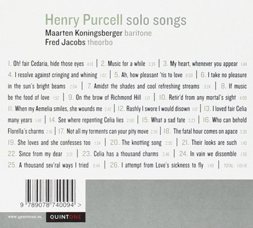 Maarten Koningsberger, Fred Jacobs - Henry Purcell: Music For A While (2012) [SACD]