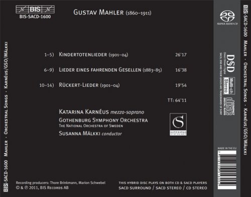 Katarina Karneus, Susanna Malkki - Mahler: Orchestral Songs (2011) [SACD]