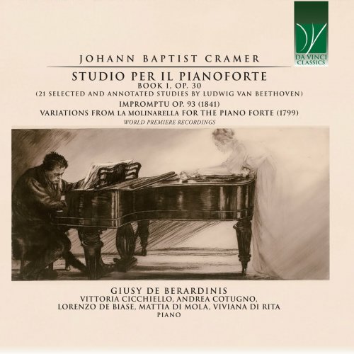 Various Artists - J.B. Cramer: Studio per il pianoforte, Book No. 1, Op. 30 - Impromptu, Op. 93 - Variations from La Molinarella for the Piano Forte (2023)