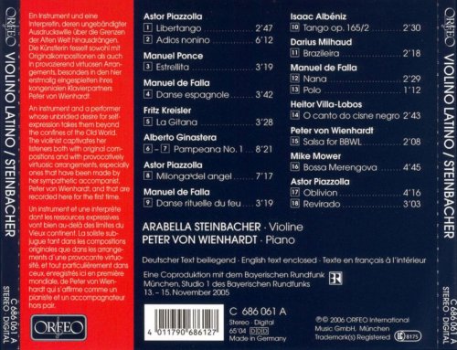 Arabella Steinbacher, Peter von Wienhardt - Violino Latino (2006) CD-Rip