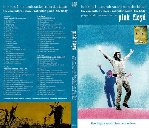 Pink Floyd - Box N°1 - Soundtracks From The Films [The Committee · More · Zabriskie Point · The Body] - The High Resolution Remasters (2021)