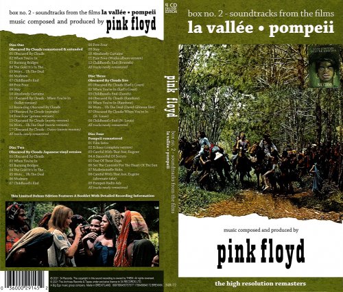Pink Floyd - Box N°2 - Soundtracks From The Films [La Vallée · Pomepeii] - The High Resolution Remasters (2011)