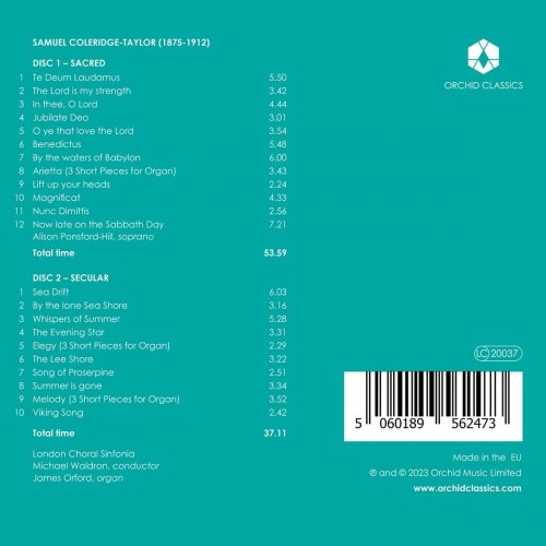 London Choral Sinfonia, Micheal Waldron - Samuel Coleridge-Taylor (2023) [Hi-Res]