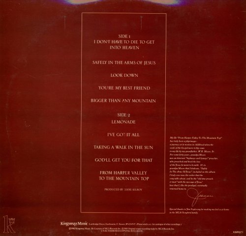 Jeannie C. Riley - From Harper Valley To The Mountain Top {1982} [24-44.1 Vinyl FLAC]