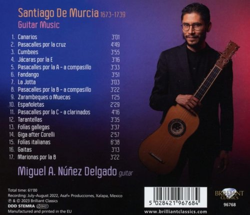 Miguel Alejandro, Núñez Delgado - De Murcia: Guitar Music (2023)