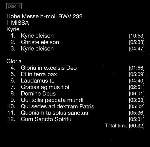 Rudolf Mauersberger - J.S. Bach: Mass in B Minor, BWV 232 (1958) [2021 SACD]