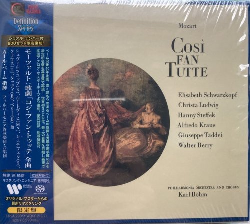 Karl Bohm - Mozart: Cosi Fan Tutte (1962) [2021 SACD Definition Serie]