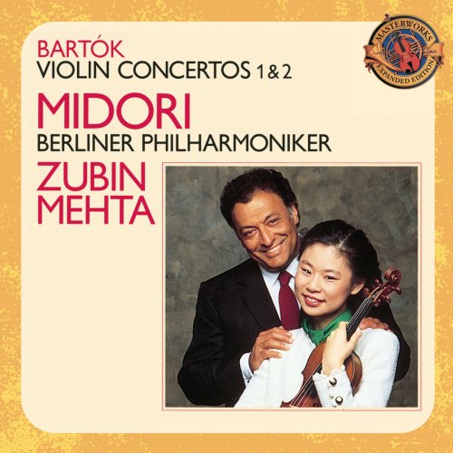 Midori, Berlin Philharmonic, Zubin Mehta - Bartók: Violin Concertos Nos. 1 & 2 (1990)