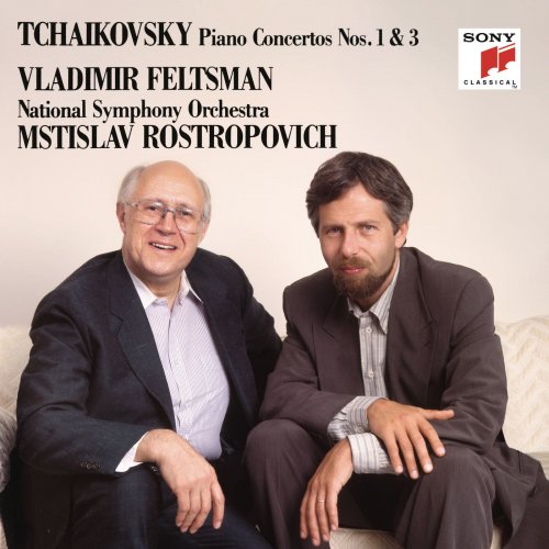 Vladimir Feltsman, National Symphony Orchestra, Mstislav Rostropovich - Tchaikovsky: Piano Concertos Nos. 1 & 3 (1990)
