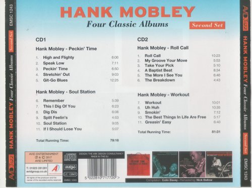 Hank Mobley - Four Classic Albums (2017) CD-Rip