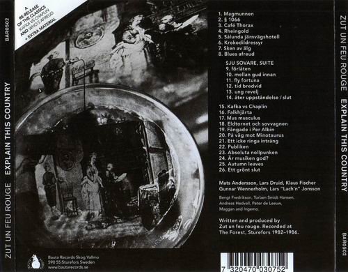 Zut Un Feu Rouge - Explain This Country (2005)