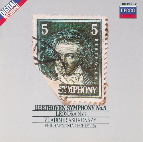 Philharmonia Orchestra, Vladimir Ashkenazy - Beethoven: Symphony No. 5, Overture Leonore No. 3 (1984)
