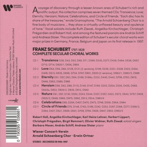 Erwin Ortner, Arnold Schoenberg Chor - Schubert: Complete Secular Choral Works (2021) [7CD Box Set]