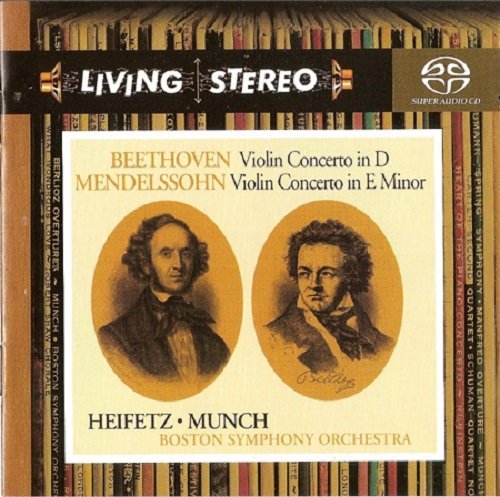 Jascha Heifetz, Charles Munch - Beethoven, Mendelssohn: Violin Concerto (1959) [2004 SACD]
