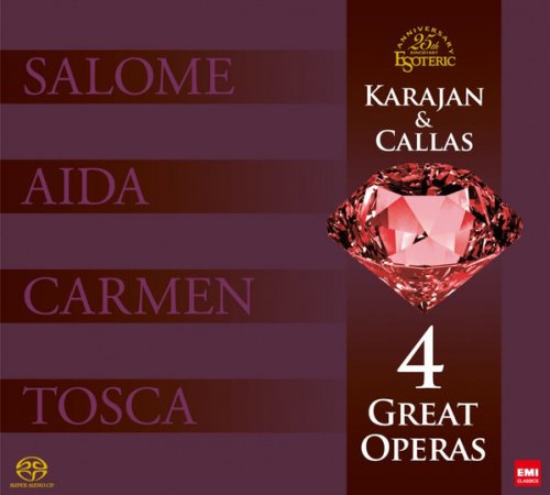 Maria Callas, Herbert von Karajan, Georges Pretre - 4 Great Operas (2012) [9xSACD Box Set]