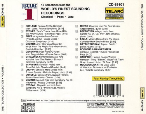 VA - Telarc Collection Vol. 1 (1992)