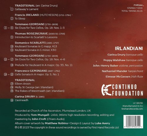 Carina Drury, Poppy Walshaw, John-Henry Baker, Nathaniel Mander, Eimear McGeown, Irlandiani - Smock Alley (Album) (2023) [Hi-Res]