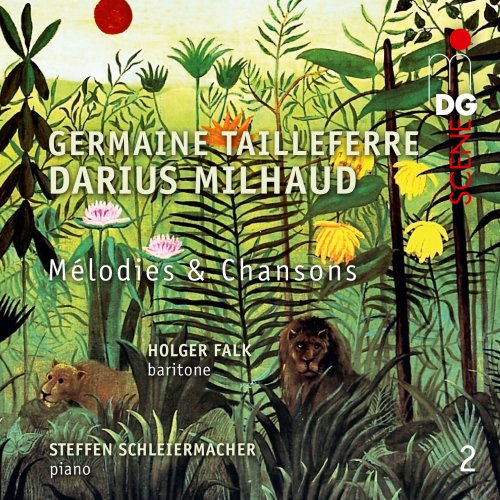 Holger Falk, Steffen Schleiermacher - Tailleferre & Milhaud: Mélodies & Chansons (2023) [Hi-Res]