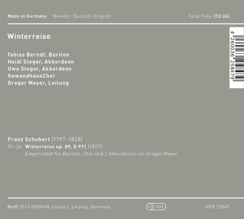 GewandhausChor, Gregor Meyer, Tobias Berndt, Heidi Steger, Uwe Steger - Winterreise (2023) [Hi-Res]