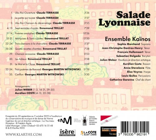 Julien Weber, Ensemble Kaïnos - Salade Lyonnaise (2023) [Hi-Res]