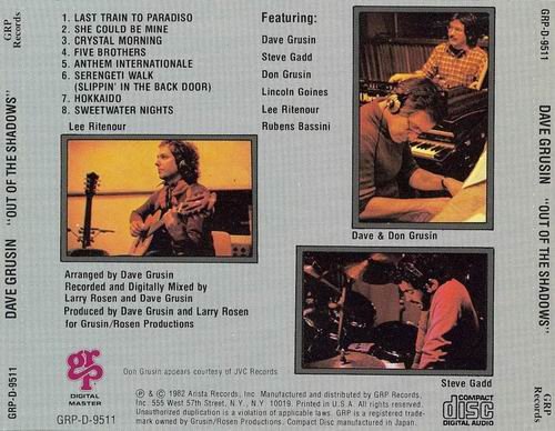 Dave Grusin - Out of the Shadows (1982)