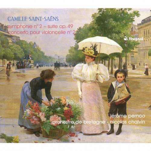 Bretagne Orchestra, Jérôme Pernoo, Nicolas Chalvin - Saint-Saens, C.: Symphony No. 2 - Cello Concerto No. 2 - Suite, Op. 49 (2006)
