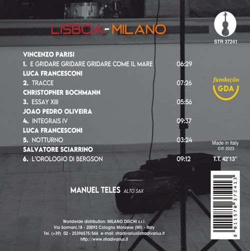Manuel Teles - Lisboa - Milano (2023) [Hi-Res]