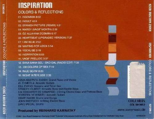 Aziza Mustafa Zadeh - Inspiration: Colors & Reflections (2000)