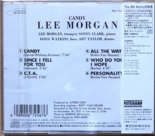 Lee Morgan - Candy (1958) [1997 Japanese Edition]