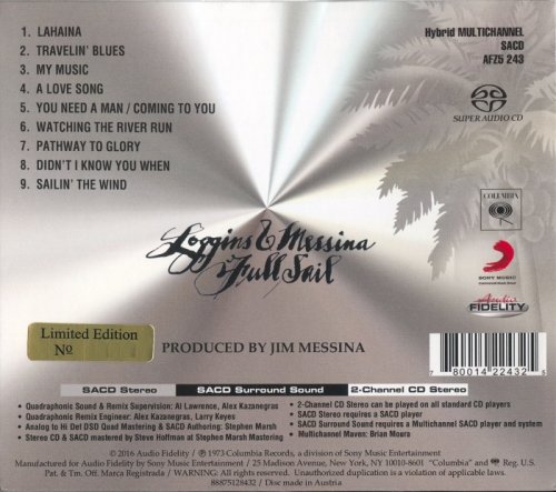Loggins And Messina - Full Sail (1973) [2016 SACD]