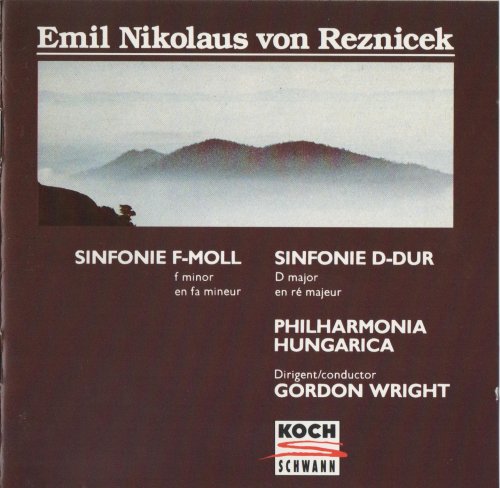 Philharmonia Hungarica, Gordon Wright - Reznicek: Sinfonie F-moll, Sinfonie D-Dur (1985) CD-Rip