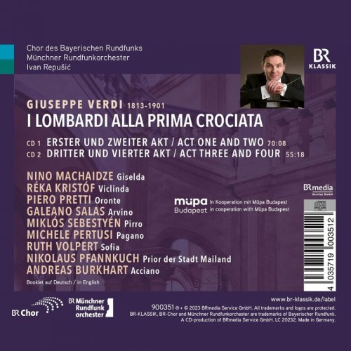 Chor des Bayerischen Rundfunks, Ivan Repušić - Giuseppe Verdi: I Lombardi alla Prima Crociata (2023) [Hi-Res]