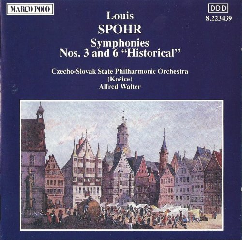 Slovak State Philharmonic Orchestra, Alfred Walter - Spohr: Symphonies Nos. 3 & 6 (1992) CD-Rip