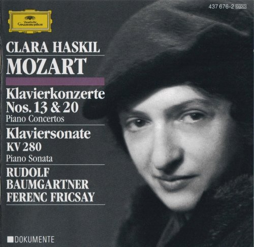Clara Haskil - Mozart: Piano Concertos Nos. 20 & 13, Sonata KV 280 (1993) CD-Rip