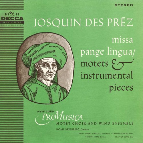 Russell Oberlin - Des Prez: Missa Pange Lingua / Motets & Instrumental Pieces (2023)