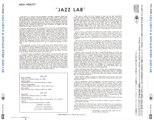 Gigi Gryce & Donald Byrd - Jazz Lab (2010)