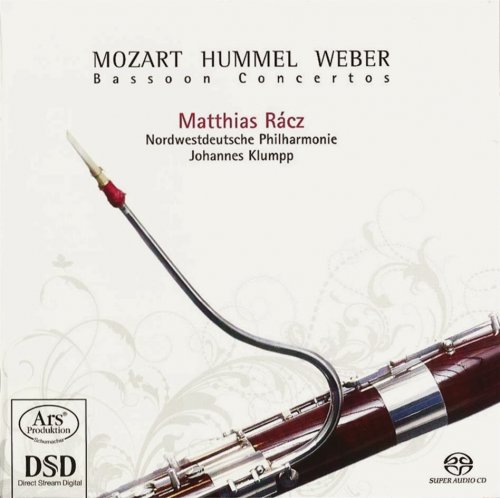 Matthias Rácz, Nordwestdeutsche Philharmonie, Johannes Klumpp - Mozart, Hummel, Weber: Basson Concertos (2013) CD-Rip
