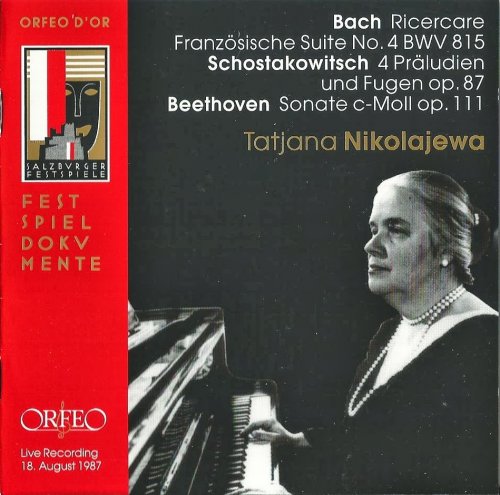 Tatiana Nikolayeva - Bach, Shostakovich, Beethoven: Piano Works (2003) CD-Rip