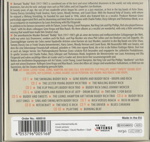 Buddy Rich - Milestones Of A Jazz Legend (2020) [10CD Box Set]