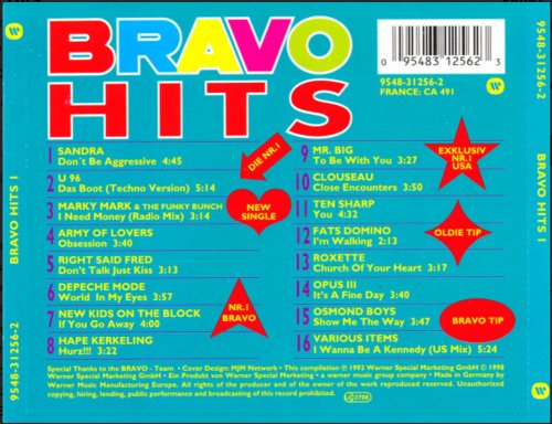 VA - Bravo Hits 01 (1992) [1998]