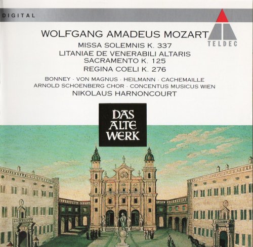 Concentus musicus Wien, Nikolaus Harnoncourt - Mozart: Missa solemnis K.337, Litaniae de venerabili altaris sacramento (1993) CD-Rip