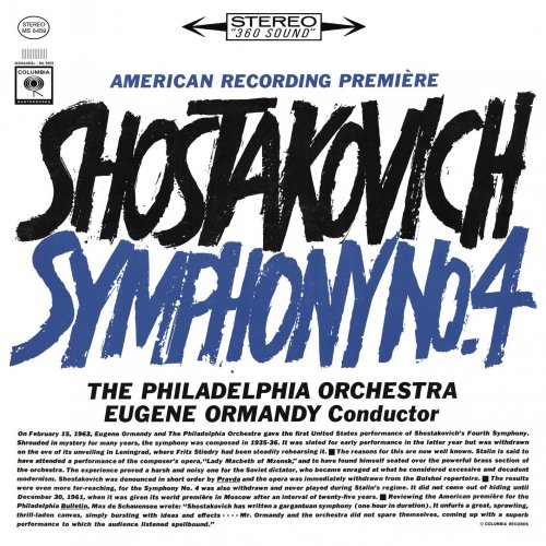 Eugene Ormandy, Philadelphia Orchestra - Shostakovich: Symphony No. 4 (1963)
