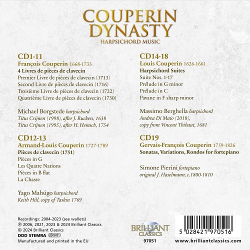 Michael Borgstede, Yago Mahúgo, Simone El Oufir Pierini, Massimo Berghella - Couperin Dynasty (2023)