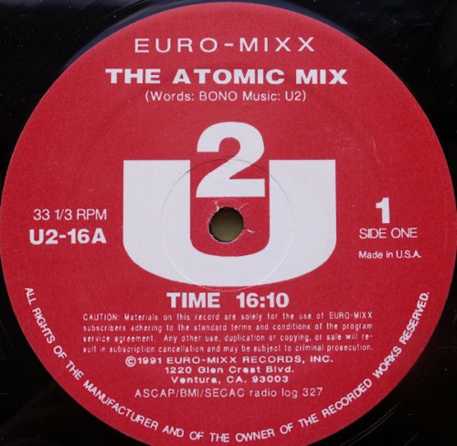U2 - The Atomic Mix (1991) Vinyl