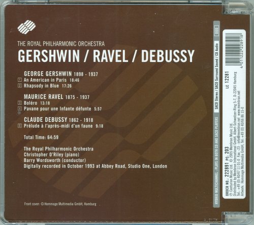 Barry Wordsworth - Gershwin / Ravel / Debussy (2005) [SACD]
