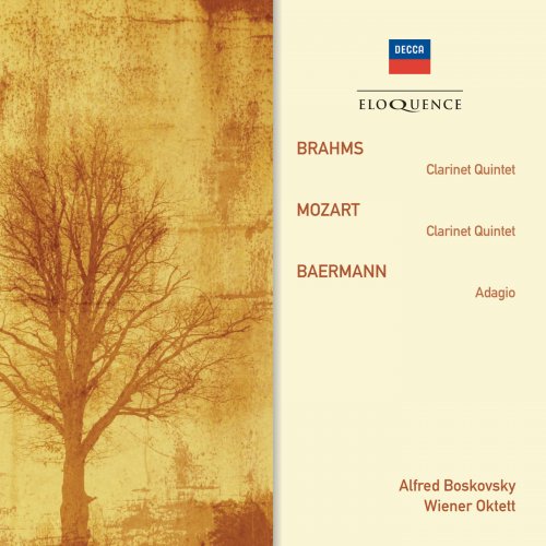 Alfred Boskovsky, Octuor Viennois, Members Of The Wiener Oktett - Brahms: Clarinet Quintet; Mozart: Clarinet Quintet; Baermann: Adagio (2010)