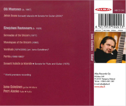 Ismo Eskelinen, Petri Alanko - Mustonen: Jehkin Iivana / Rautavaara: Complete Guitar Music (2007)