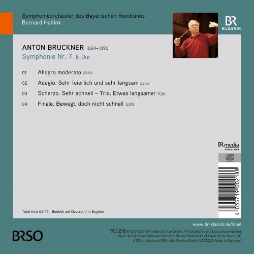 Bavarian Radio Symphony Orchestra, Bernard Haitink - Anton Bruckner: Symphony No. 7 (2024) [Hi-Res]