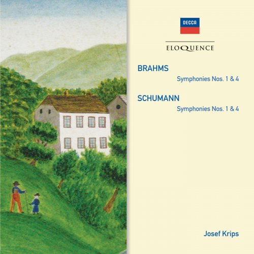 Wiener Philharmonic Orchestra, London Symphony Orchestra, Josef Krips - Brahms: Symphonies Nos.1 & 4; Schumann: Symphonies Nos.1 & 4 (2011)