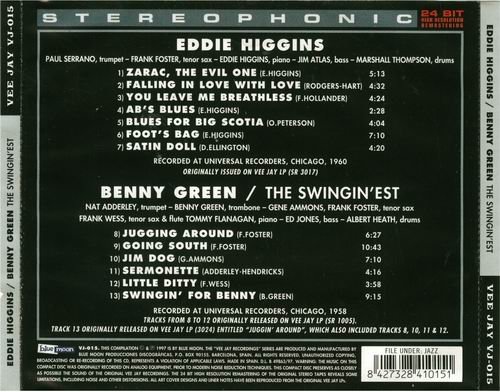 Eddie Higgins, Bennie Green - Eddie Higgins/The Swingiest (1997)
